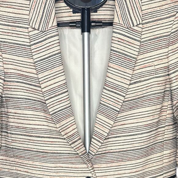 Womens Tommy Hilfiger Cropped Tweed Blazer Size 8 - Picture 4 of 9